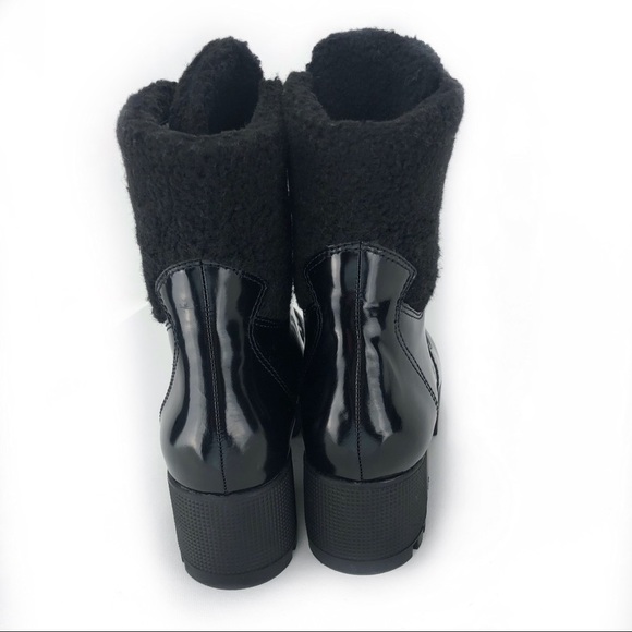 KENDALL + KYLIE Black Paxton Lace Up Combat Boots! - Picture 4 of 6